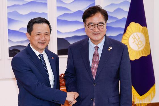 明利配资端 韩国会议长获邀参加中方抗战纪念活动 中韩友好交流新篇章