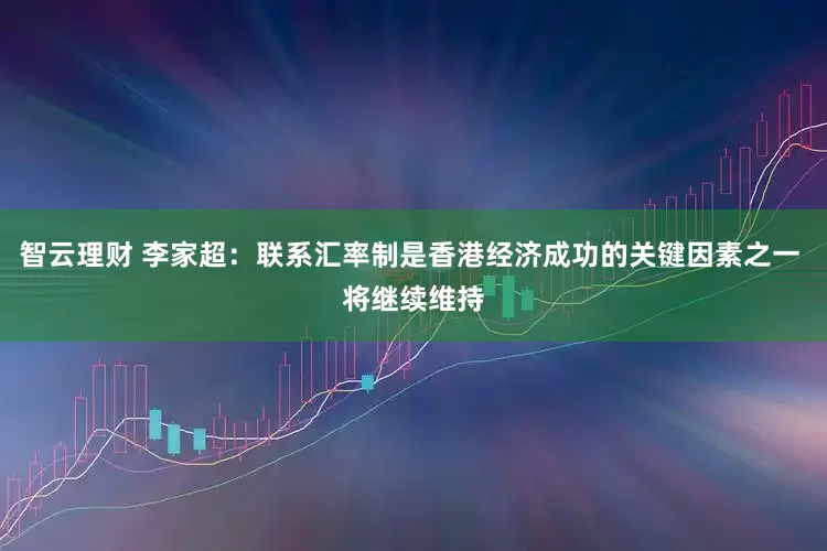智云理财 李家超：联系汇率制是香港经济成功的关键因素之一 将继续维持