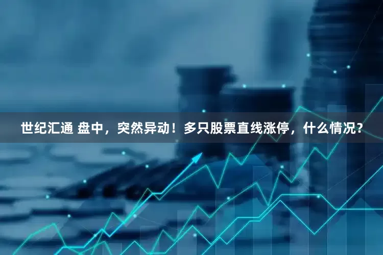 世纪汇通 盘中，突然异动！多只股票直线涨停，什么情况？
